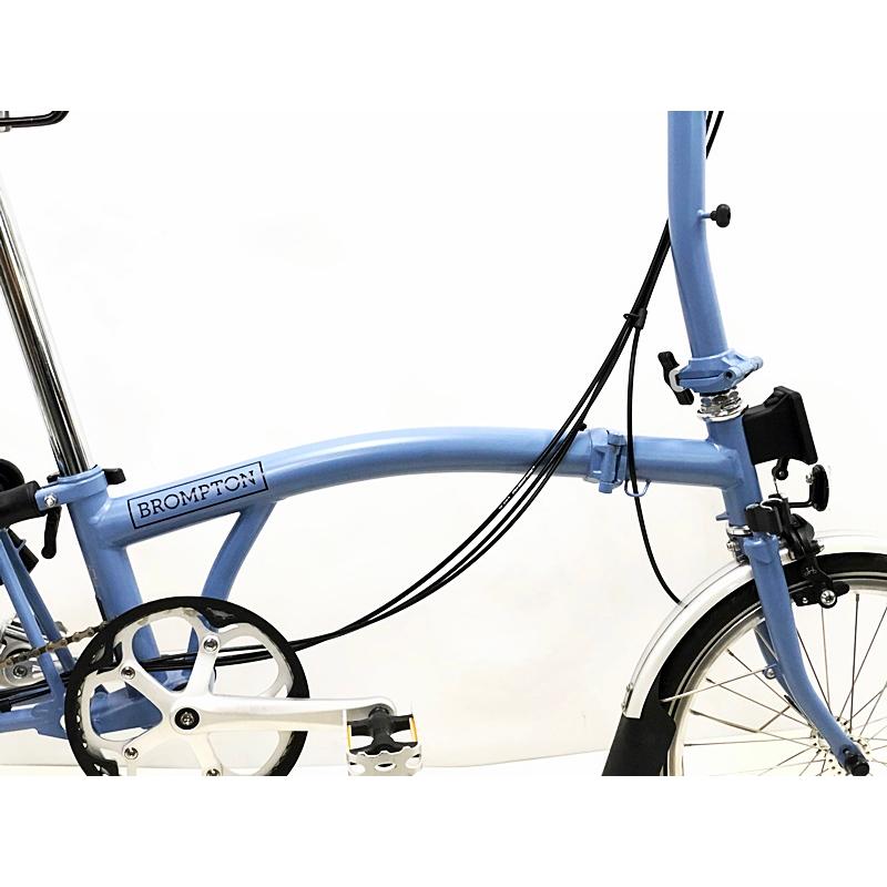 BROMPTON 折りたたみ自転車 クラウドブルー 2021年 BROMPTON ブロンプトン 新色 CLOUD BLUE クラウドブルー