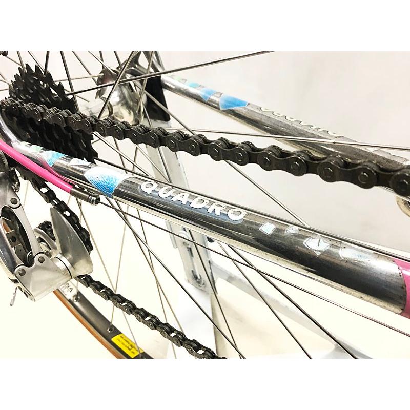 ロッシン ROSSIN CAMPAGNOLO C-RECORD 年式不明 クロモリ ロードバイクピンク ヴィンテージ