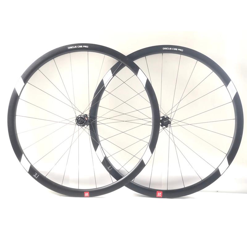 【美品】3T C35PRO DB 19c ホイールセット SRAM・XDRフリー スリーティー 3T DISCUS C35 PRO ホイールセット シマノフリー11速