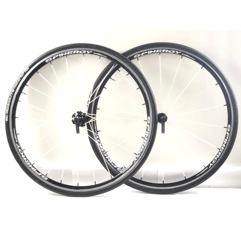 SPINERGY XAERO LITE 700Cクリンチャーホイール前後セット スピナジー SPINERGY XAERO LITE シマノ10S アルミ クリンチャー