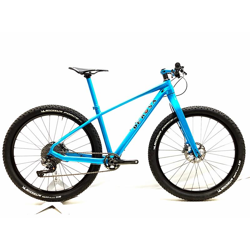 ■DEROSA BIG デローザ ビッグ 11速 ブルー 27.5インチ カーボン MTB マウンテンバイク 自転車 札幌発★ DE ROSA（デローザ） 超美品 ビッグ BIG 2018年 XTR 27.5 カーボン