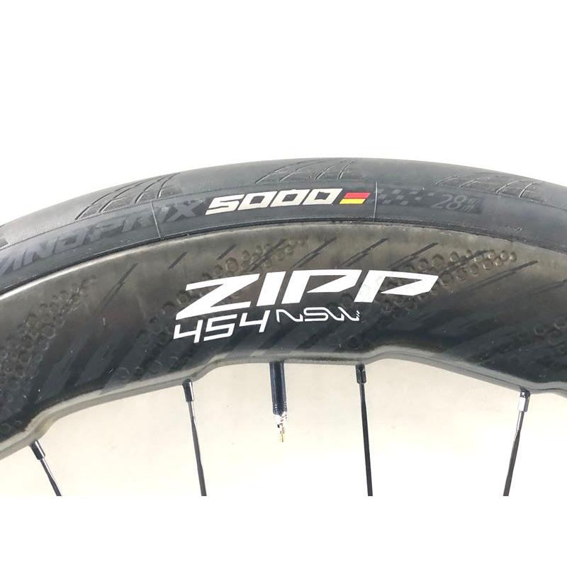 ZIPP 454 NSW 完組ホイールセット 454 NSW カーボン チューブレス ディスクブレーキ ホイール 前後