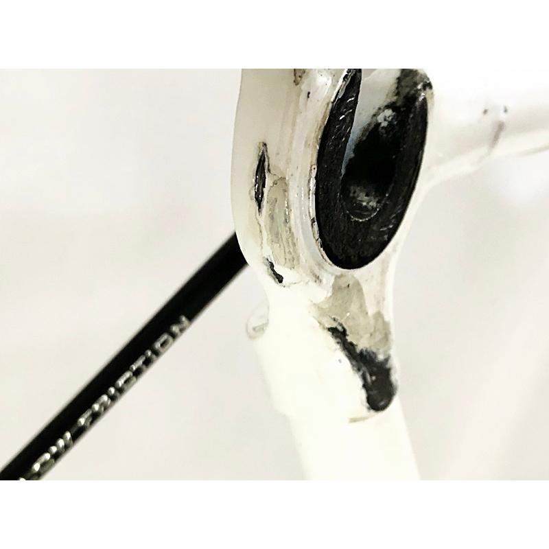 デローザ DE ROSA ネオ プリマート NEO PRIMATO CAMPAGNOLO ATHENA クロモリ ロードバイク 53サイズ ホワイト｜cycleparadisestore｜09