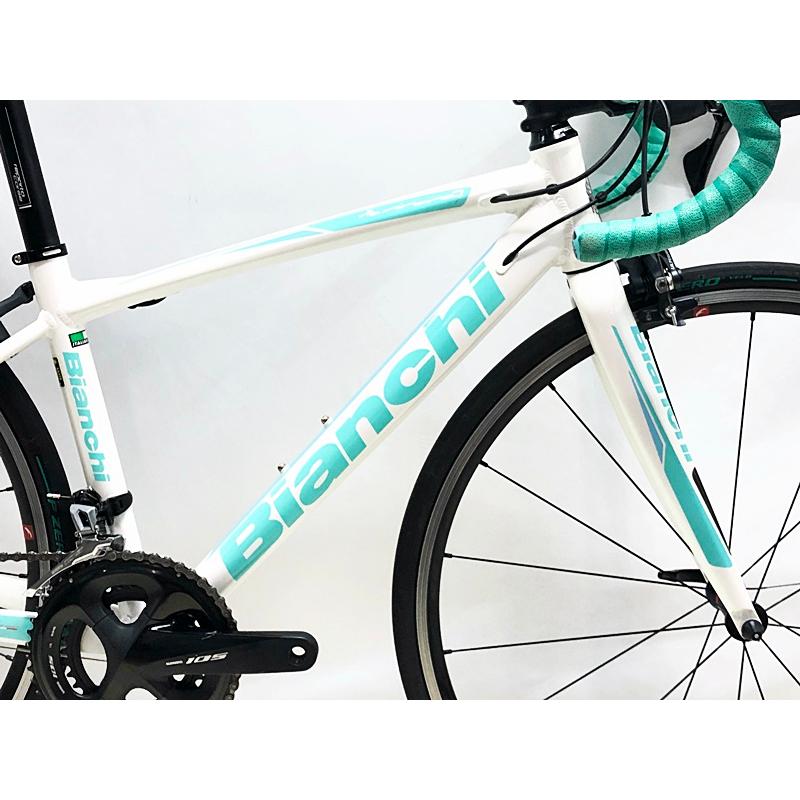 ビアンキ BIANCHI ビア ニローネ 7 VIA NIRONE 7 カスタム 105 ULTEGRA MIX 2020年 ロードバイク 41サイズ ホワイト【値下げ】｜cycleparadisestore｜02