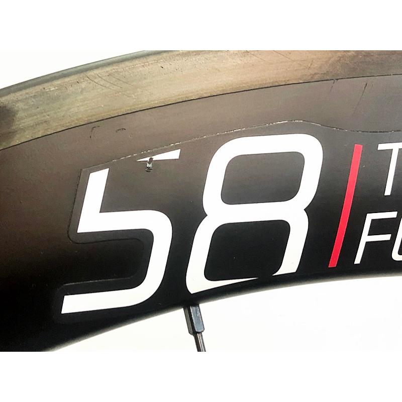 「中古美品！プロファイルデザイン58ミリホイール前後セット 」 中古美品！プロファイルデザイン58ミリホイール前後セット
