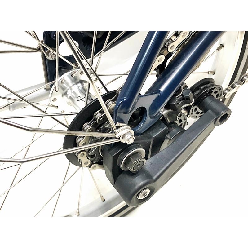 ブロンプトン BROMPTON S2L 2021年8月購入車体 フォールディングバイク 折り畳み自転車 16インチ ネイビー｜cycleparadisestore｜04