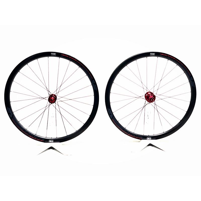 美品 ボーマ BOMA TH-W35 TL DB ホイールセット シマノフリー 11速