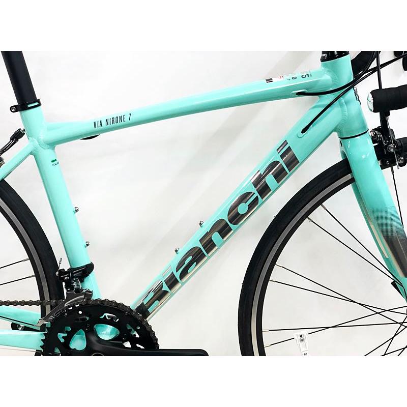 超美品 ビアンキ BIANCHI ビアニローネ VIA NIRONE 7 2022年 ロードバイク 47サイズ チェレステ｜cycleparadisestore｜02