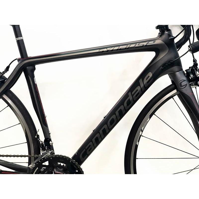 キャノンデール CANNONDALE シナプスカーボン SYNAPSE CARBON 6 105 5800 2015年 カーボンロードバイク 51サイズ ブラック｜cycleparadisestore｜02