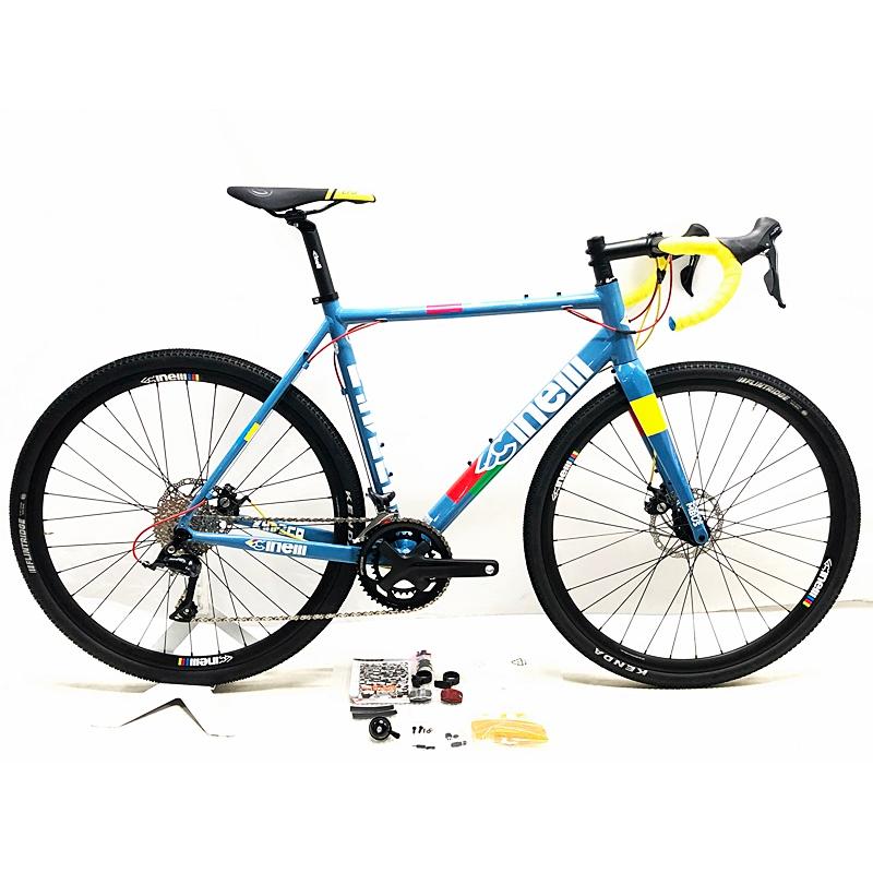 Cinelli シクロクロスバイク 青 Kendaタイヤ　ジデコララ　560mm cinelli 未走行品 チネリ CINELLI ジデコ ララ ZYDECO LALA SORA 機械