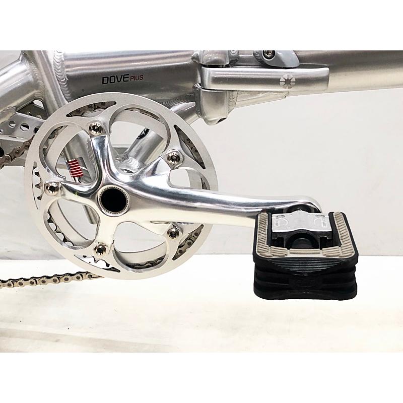 【DAHON/Dove plus】2020年 折りたたみ自転車 シルバー DAHON 美品 ダホン ダヴ プラス DOVE PLUS 2020年