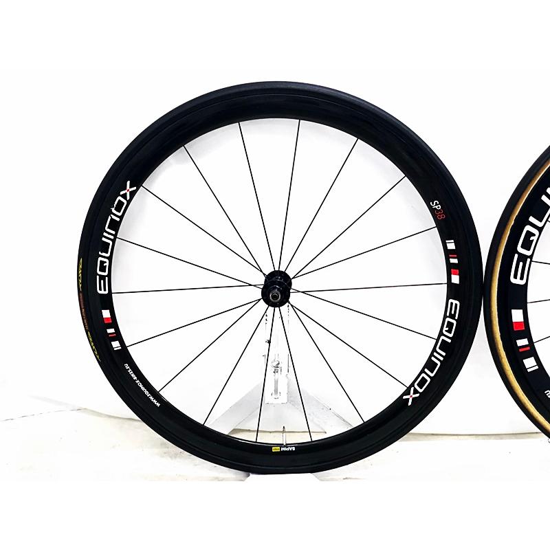 EQUINOX 50 カーボンホイール　リムブレーキ イクイノックス EQUINOX SP38/SP50 ホイールセット シマノフリー