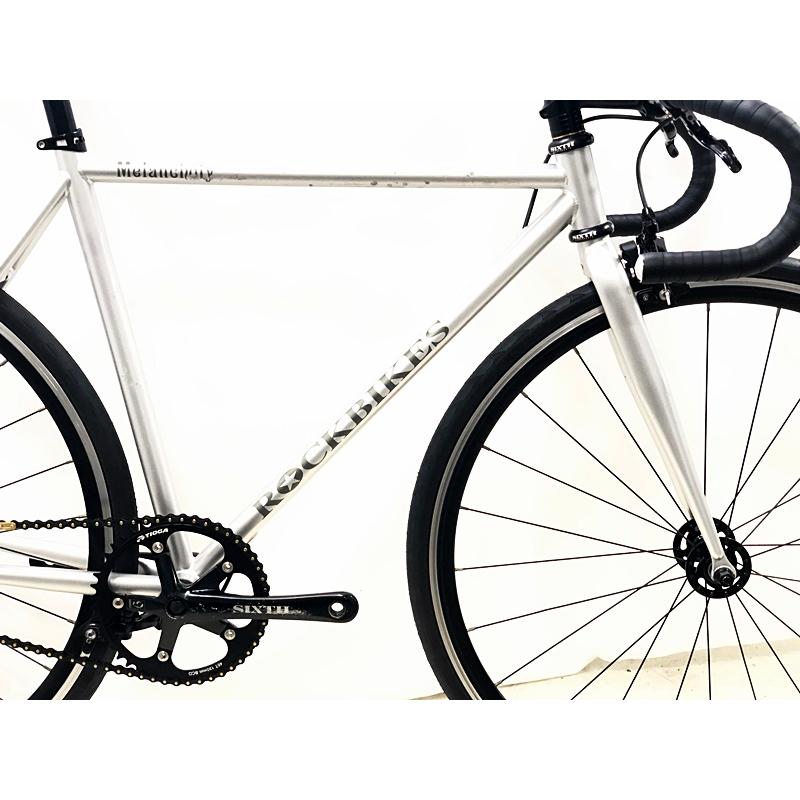 ピストバイクROCKBIKES Melancholy メランコリー　700c 極細クロモリホリゾンタルフレームが魅力のMelancholy ROCKBIKES