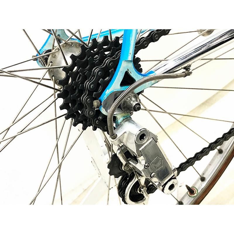 F MOSER CAMPAGNOLO クロモリ ロードバイク ブルー : サイクル