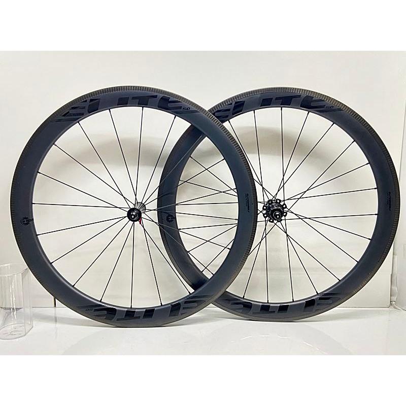 エリートホイールズ　ELITEwheels リム カーボンホイール 50mm エリートホイール ELITE WHEELS 50mmハイト ホイールセット シマノ