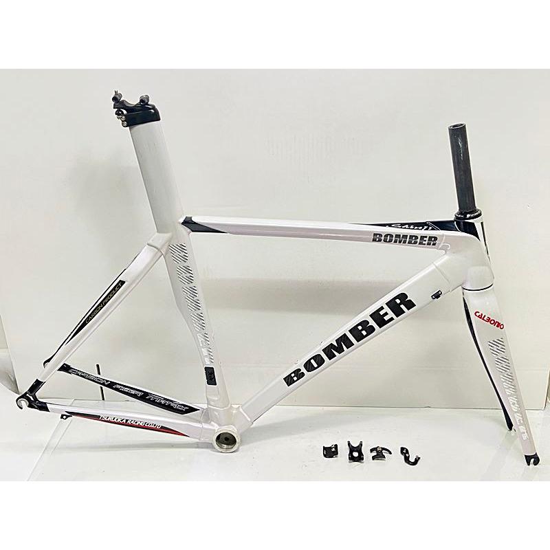 ボンバー BOMBER CARBONIO ロード フレームセット カーボン ホワイト