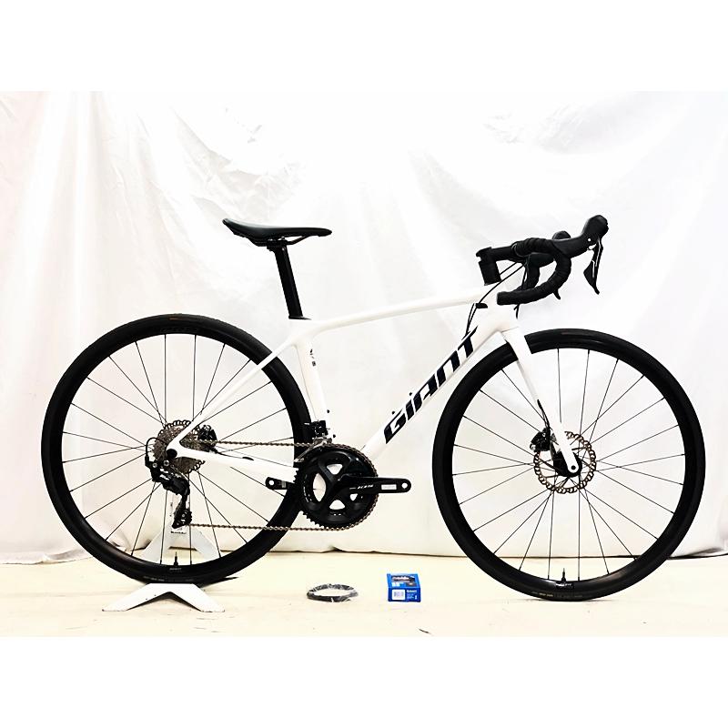 Giant ロードバイク ブラック/ホワイト GIANT（ジャイアント） 美品 GIANT TCR ADVANCED 2 DISC SE 105 油圧