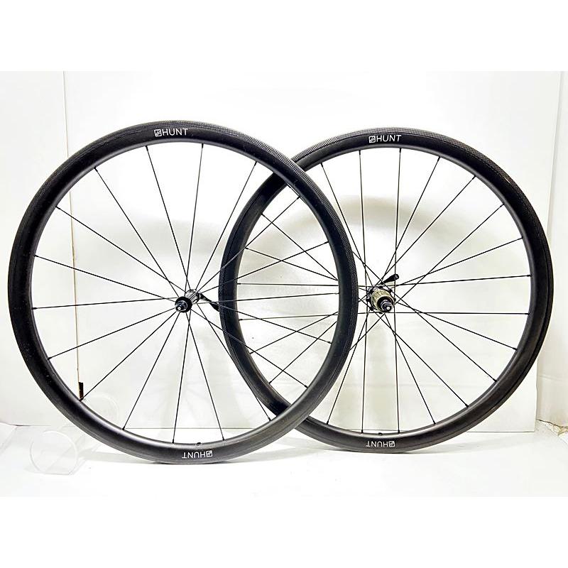 ハント HUNT 36 CARBON WIDE AERO ホイールセット シマノフリー 11速