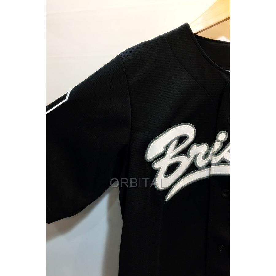 代官山)F.C.Real Bristol × MLB FCRB 21AW ロゴ ベースボールシャツ 22