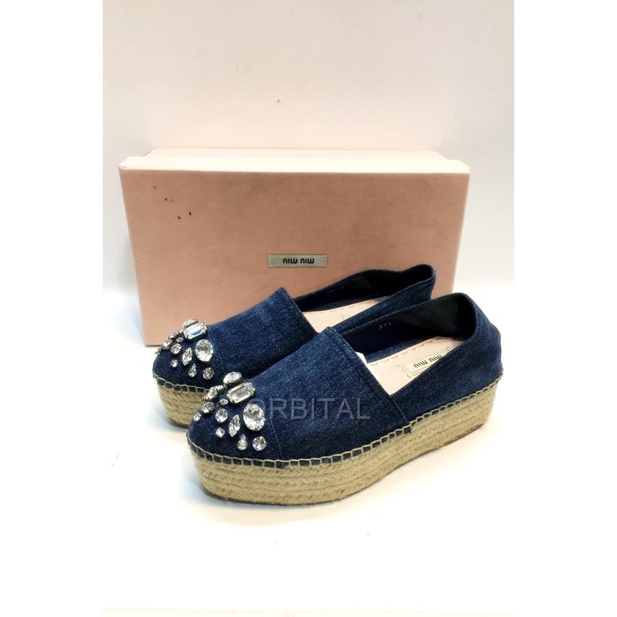 UNITED ARROWS 代官山)miu miu ミュウミュウ ビジュー デニム UNITED ARROWS 代官山)miu miu ミュウミュウ ビジュー デニム