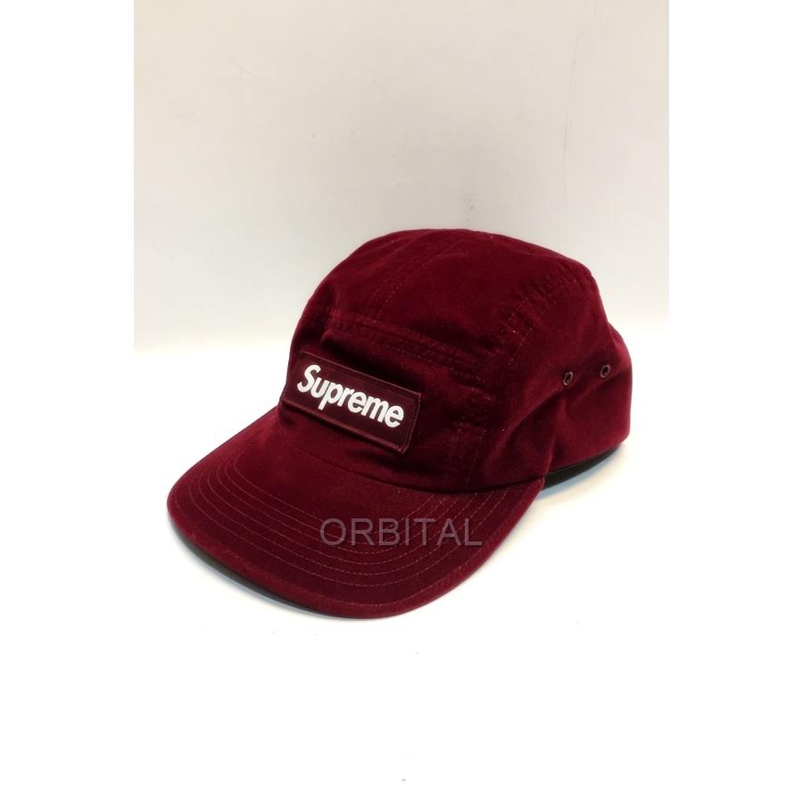 代官山)シュプリーム Supreme Velour Camp Cap ベロア キャンプ