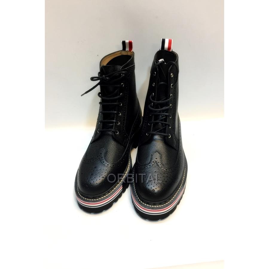 トムブラウン 21AW ウィングチップブーツ サイズ8.5 定価16万円 黒