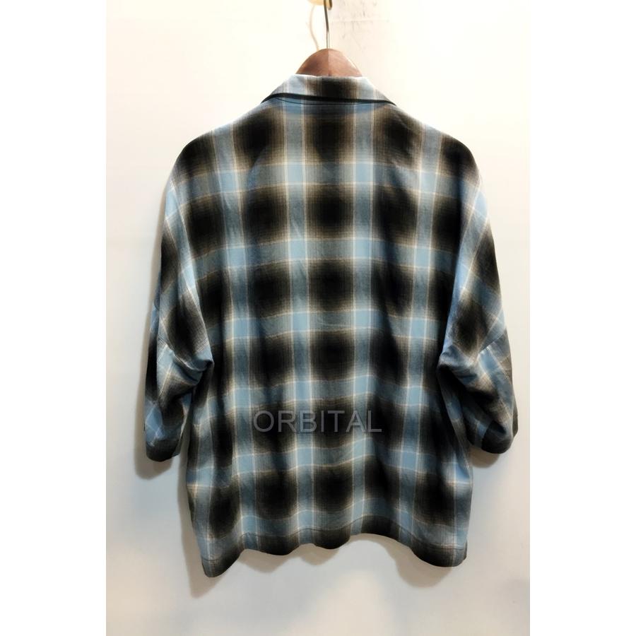 sunsea shadow check fried shrimp shirt