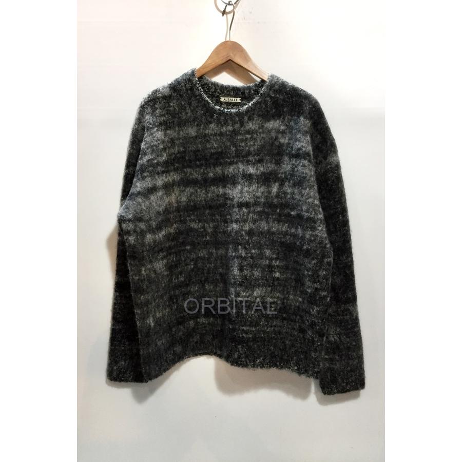 AURALEE 代官山)AURALEE オーラリー WOOL ALPACA FELT KNIT アルパカ 