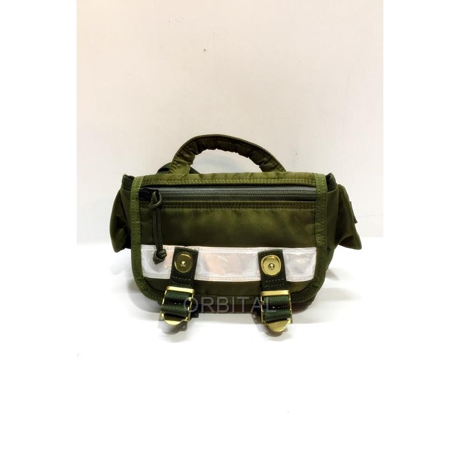 SACAI Porter ボディバッグ・ウエストポーチ 美品 Sacai ナイロン ボディバッグ ウエストポーチ ブラック サカイ