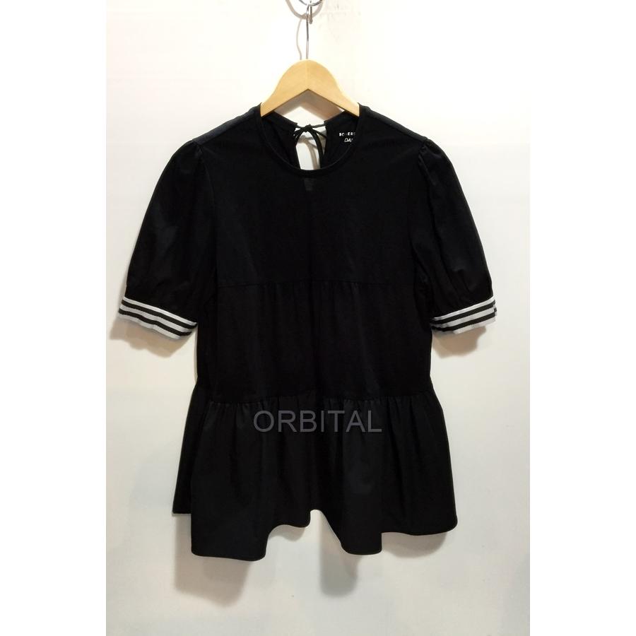 BORDERSatBALCONY×DANSKIN チュニックブラウス36used BORDERSatBALCONY