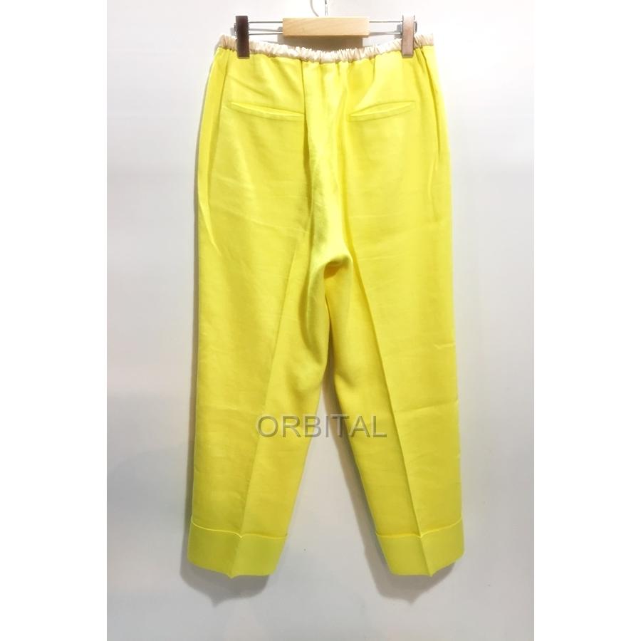 代官山)Drawer ドゥロワー シルクリネン ドローストリング ストレート