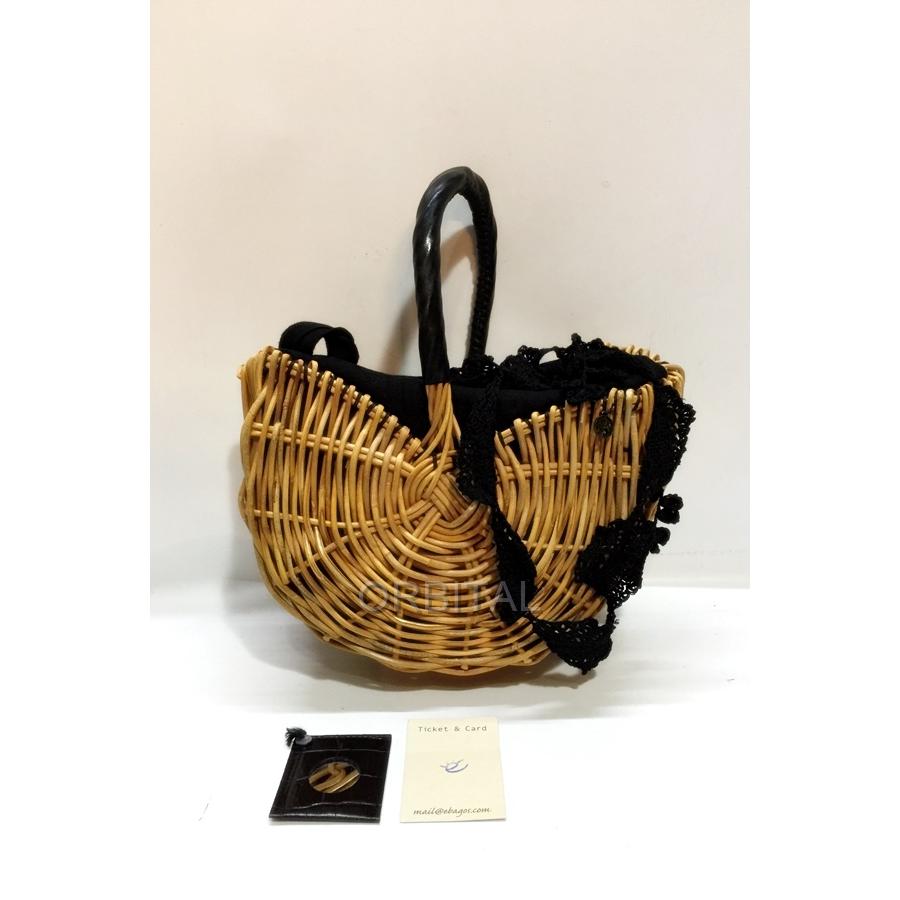 エバゴス ebagos レースカゴバッグ