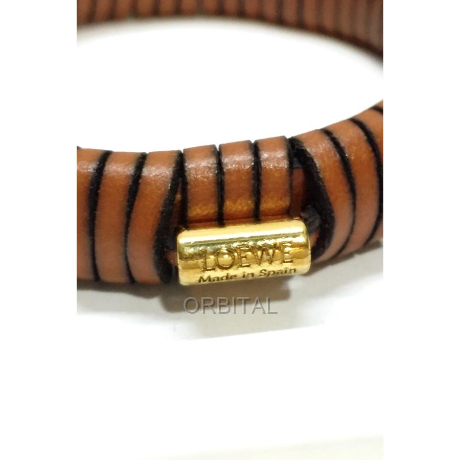 LOEWE 代官山)LOEWE ロエベ ウーブンバングル レザー
