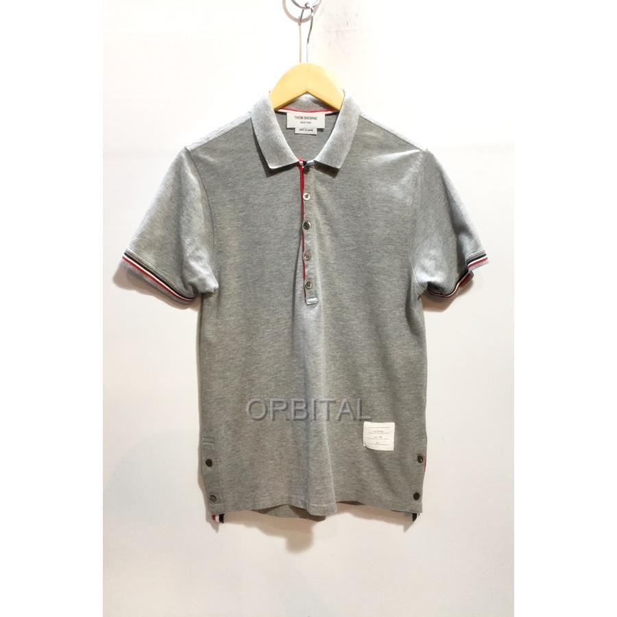 Thom Browne トムブラウン ポロシャツ 半袖 グレー