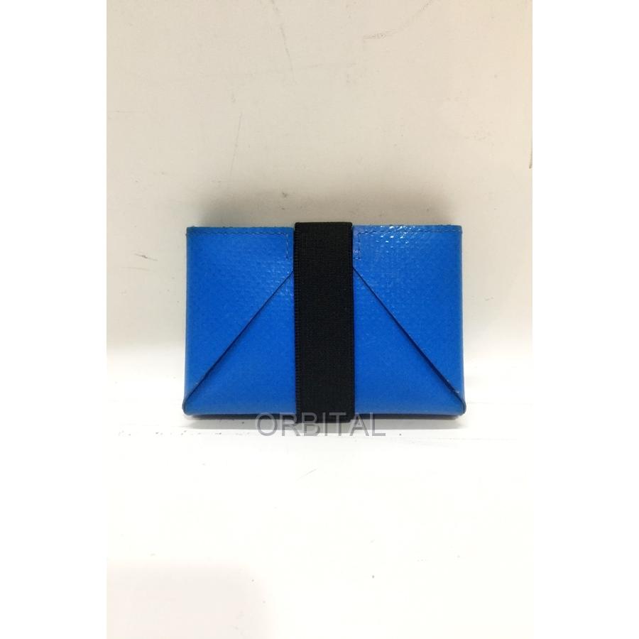 代官山)MARNI マルニ PVC CC HOLDER ロゴカードケース ブラック×ブルー