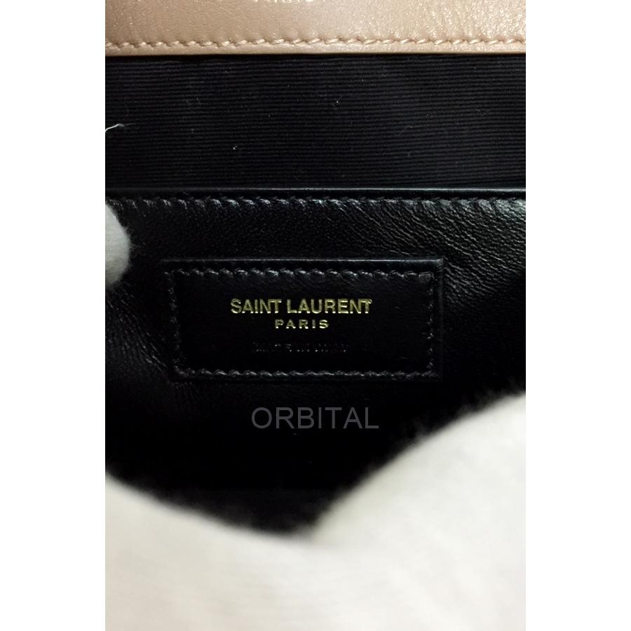 代官山)SAINT LAURENT サンローラン NIKI ニキ  ベイビー チェーンショルダー ベビー ベルベット オールドピンク 定価35万位｜cycleparadisestore｜08