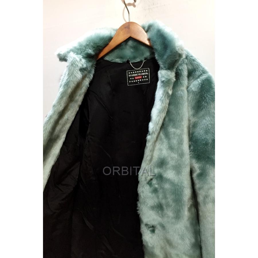 SUPREME HYSTERIC GLAMOUR ファーコート Mグリーン SUPREME HYSTERIC GLAMOUR ファーコート Mグリーン