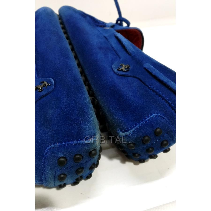 【未使用品】TOD'S トッズ フェラーリ★ スエード　ローファー モカシン TOD'S トッズ スウェード タッセル ローファー メンズ
