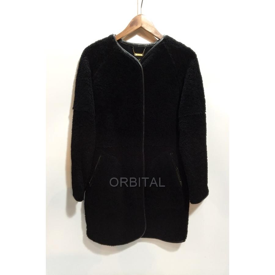 OWEN BARRY 代官山)OWEN オーエンバリー ノーカラー ムートンコート  