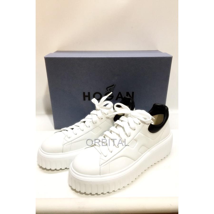 【Hogan】ホーガン スニーカー ホワイト H681 レディース HOGAN 代官山)HOGAN ホーガン H-ストライプ スニーカー ナッパ