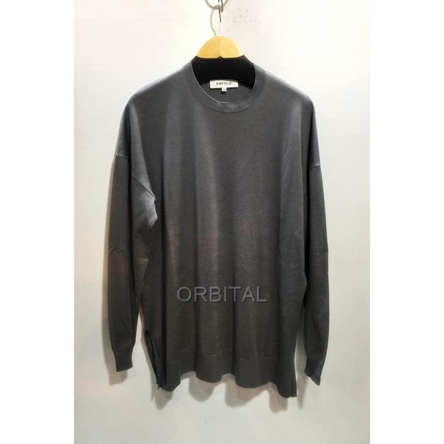 ENFOLD（エンフォルド） 代官山)ENFOLD 23SS SLIT CREW PULLOVER