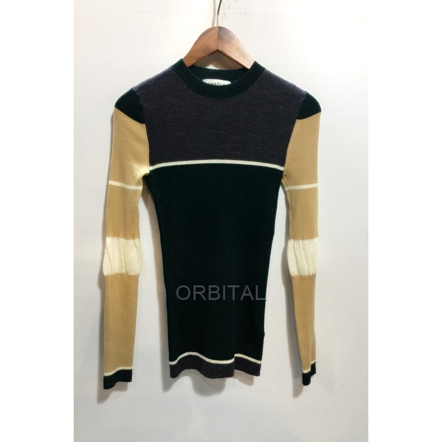 ENFOLD 代官山)ENFOLD エンフォルド 22AW BI-COLOR PULLOVER バイ  