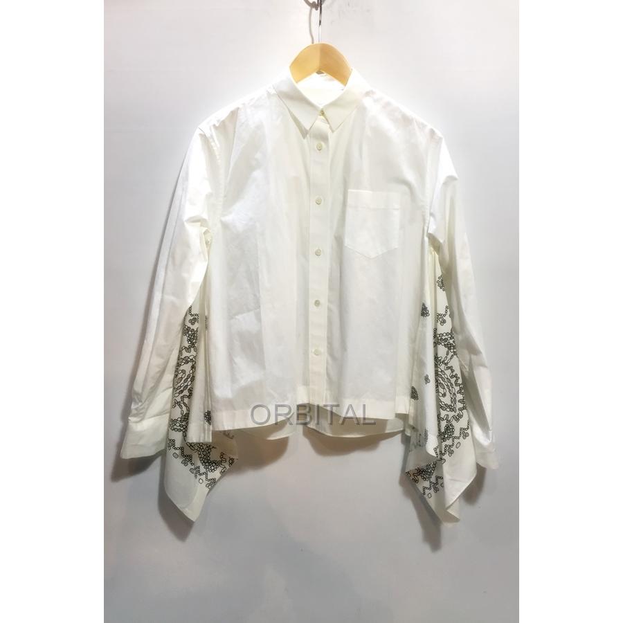 sacai（サカイ） 代官山)sacai 21-05695 BANDANA OPAL SHIRT バンダナ