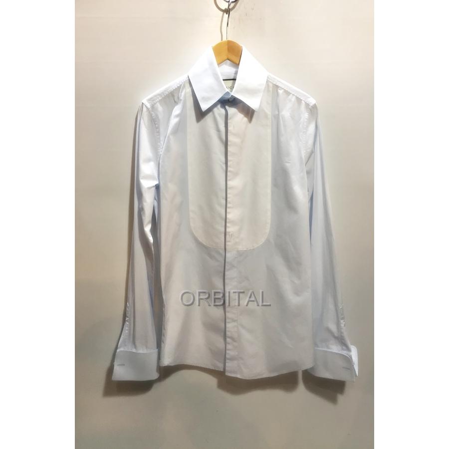 GUCCI グッチ ドレスシャツ ダブルカフス 白 39 UNITED ARROWS（ユナイテッドアローズ） 代官山)GUCCI グッチ 国内正規