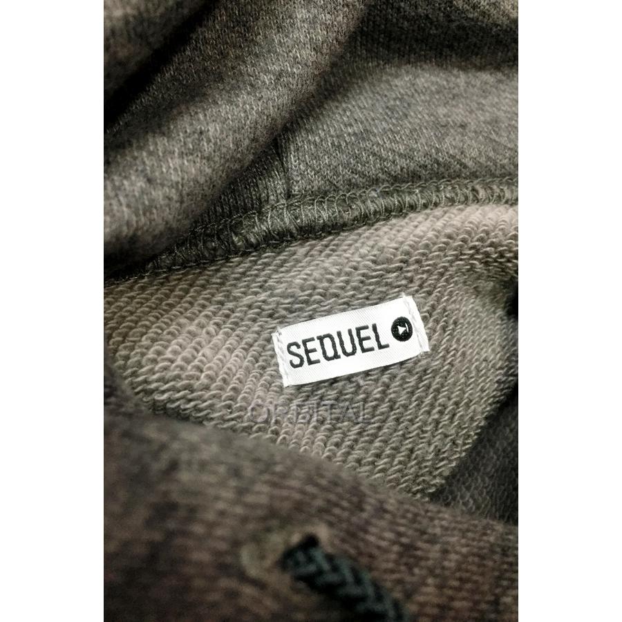 UNITED ARROWS 代官山)シークエル SEQUEL SQ-23AW-HD-03 ロゴ フーディ  