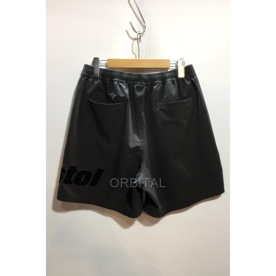 代官山)F.C.Real Bristol エフシーアールビー FCRB-210040 STRETCH SLASH SHORT ロゴショーツ グレー S｜cycleparadisestore｜04