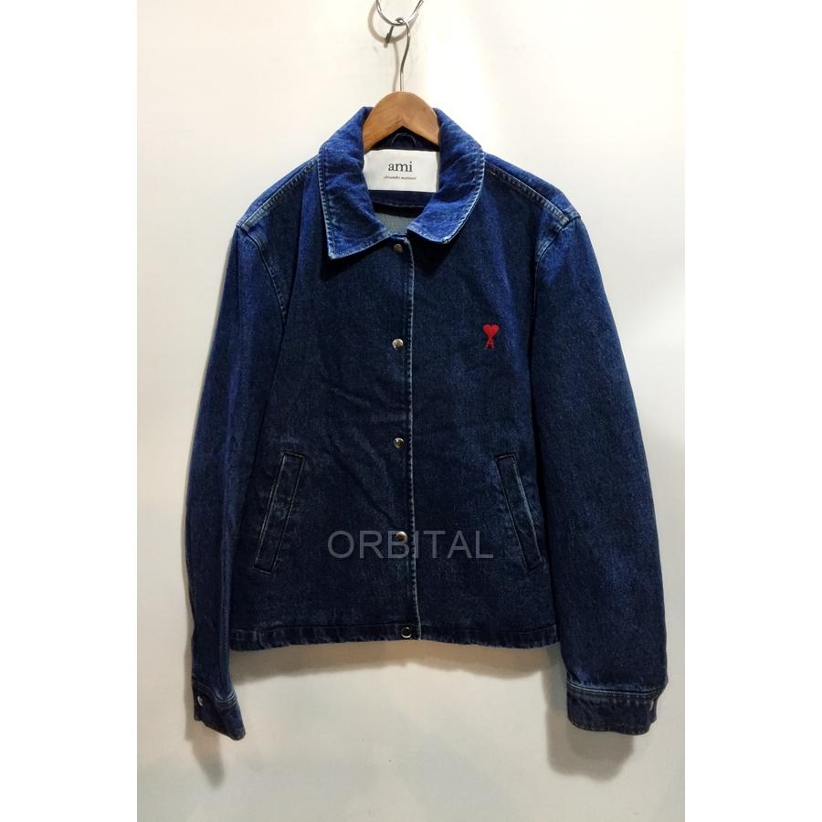 代官山)AMI PARIS アミパリス デニム コーチジャケット ブルゾン 