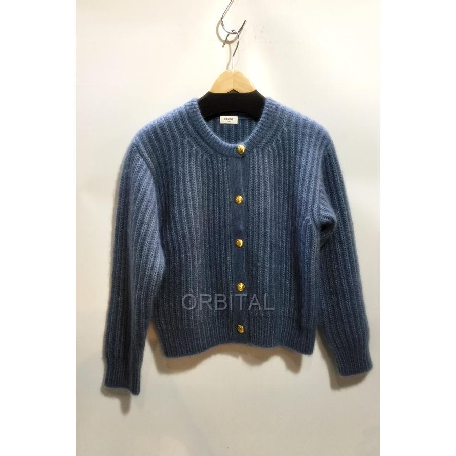 美品❗️CELINE セリーヌ カーディガン 金馬車　シルク　ウール セリーヌ celineシルク&ウールカーディガン 美品❗️CELINE セリーヌ