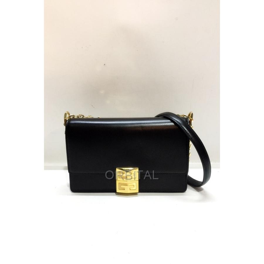✨美品✨ジバンシー　ショルダーウォレット　パーティーバック　4Gロゴ　ブラック GIVENCHY ジバンシー 4Gロゴ ショルダーバッグ ヴィンテージ ブラック