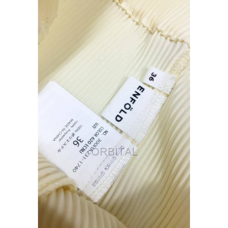 ENFOLD（エンフォルド） 代官山)ENFOLD PEジョーゼット プリーツフレア